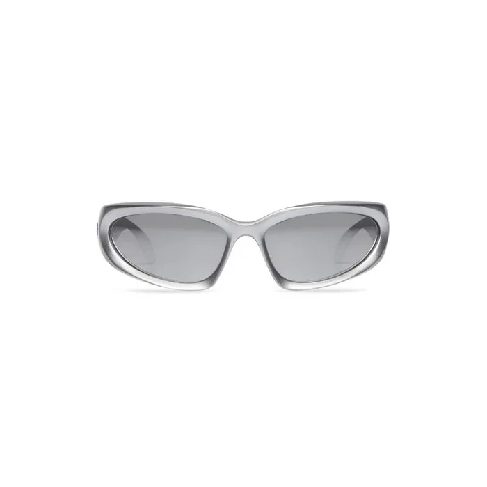 Balenciaga Sunglasses WomenMen Swift Oval Sunglasses In Silver Silver