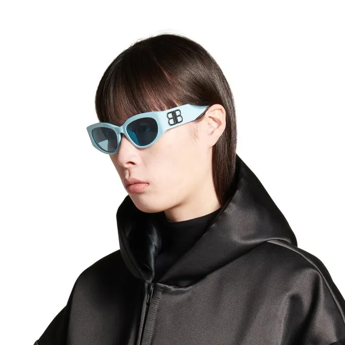 Balenciaga Sunglasses Women Women039s Bossy Round Af Sunglasses In Light Blue Light Blue Balenciaga Sunglasses Women Women039s Bossy Round Af Sunglasses In Light Blue Light Blue