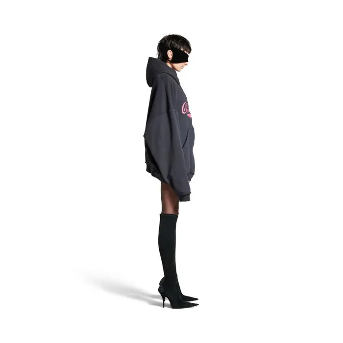 Balenciaga Sweatshirts and Hoodies Women Women039s Ciao Bello Pulled Hoodie Large Fit In Black Black Balenciaga Sweatshirts and Hoodies Women Women039s Ciao Bello Pulled Hoodie Large Fit In Black Black