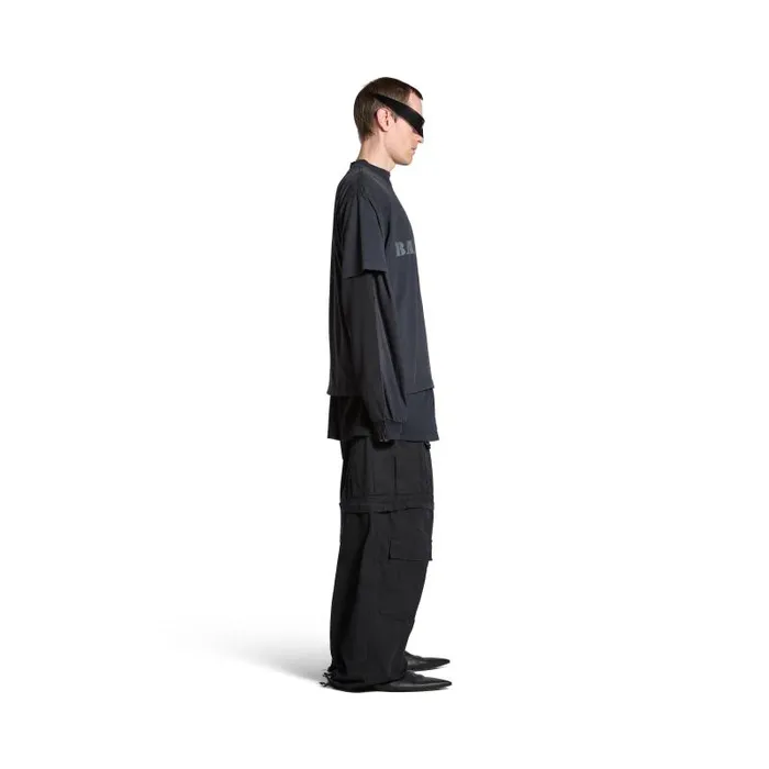 Balenciaga Tshirts WomenMen Stencil Type Tshirt Medium Fit In Black Black Balenciaga Tshirts WomenMen Stencil Type Tshirt Medium Fit In Black Black