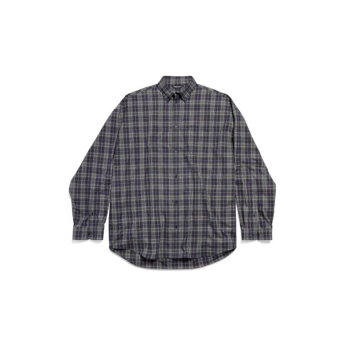 Balenciaga Tops and Shirts Men Men039s Balenciaga Shirt Oversized In Dark Blue Dark Blue Balenciaga Tops and Shirts Men Men039s Balenciaga Shirt Oversized In Dark Blue Dark Blue