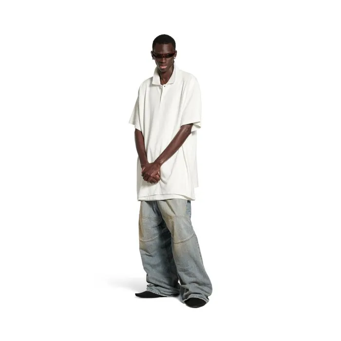 Balenciaga Tops and Shirts Men Men039s Interwined Polo In White White