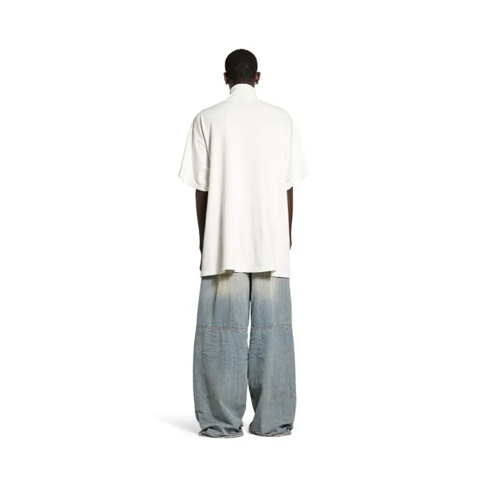 Balenciaga Tops and Shirts Men Men039s Interwined Polo In White White Balenciaga Tops and Shirts Men Men039s Interwined Polo In White White