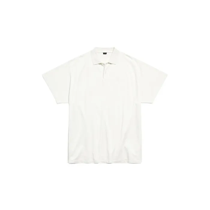 Balenciaga Tops and Shirts Men Men039s Interwined Polo In White White Balenciaga Tops and Shirts Men Men039s Interwined Polo In White White