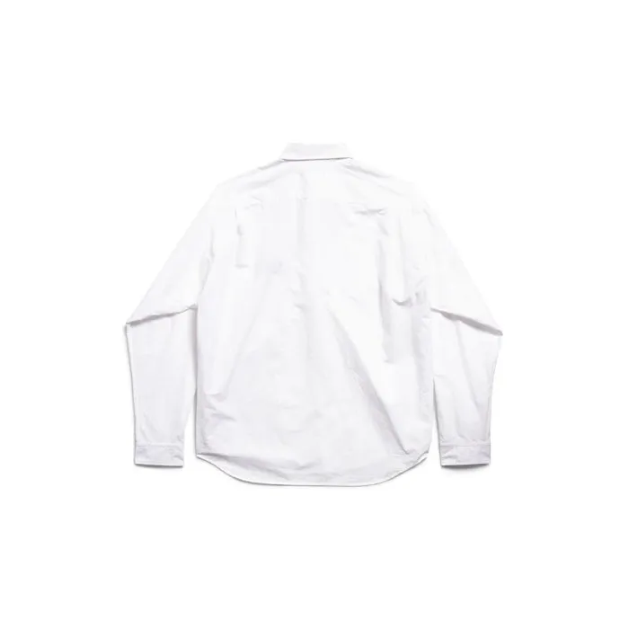 Balenciaga Tops and Shirts Men Men039s Loop Sports Icon Large Fit Shirt In White White Balenciaga Tops and Shirts Men Men039s Loop Sports Icon Large Fit Shirt In White White