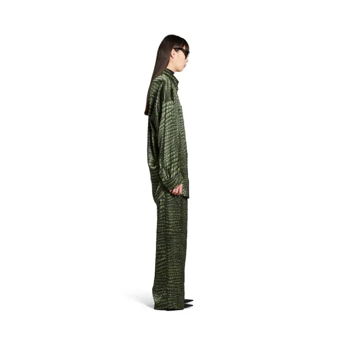 Balenciaga Tops and Shirts Women Women039s Cocoon Shirt In Green Green Balenciaga Tops and Shirts Women Women039s Cocoon Shirt In Green Green