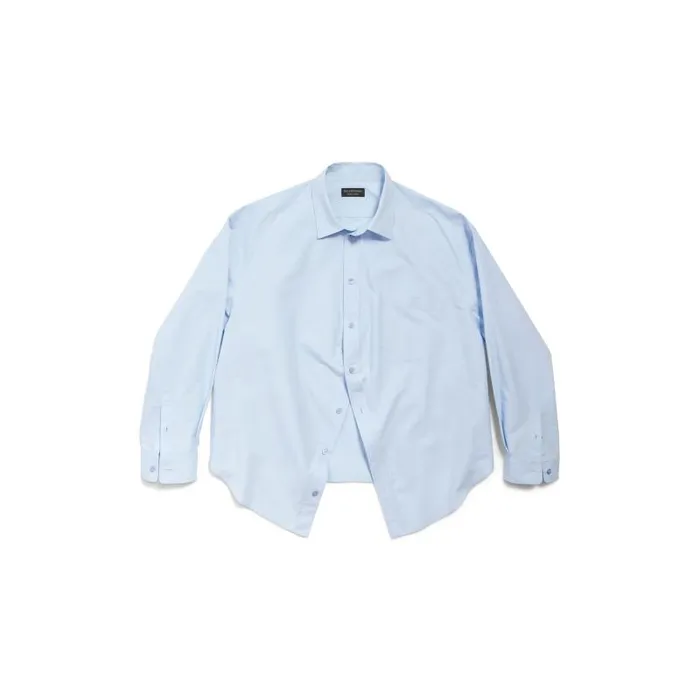 Balenciaga Tops and Shirts Women Women039s Swing Shirt In Blue Blue
