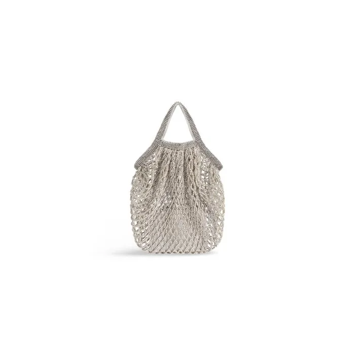 Balenciaga Tote Bags Women Women039s 247 Small Bag With Rhinestones In Silver Silver Balenciaga Tote Bags Women Women039s 247 Small Bag With Rhinestones In Silver Silver
