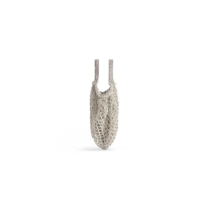 Balenciaga Tote Bags Women Women039s 247 Small Bag With Rhinestones In Silver Silver Balenciaga Tote Bags Women Women039s 247 Small Bag With Rhinestones In Silver Silver