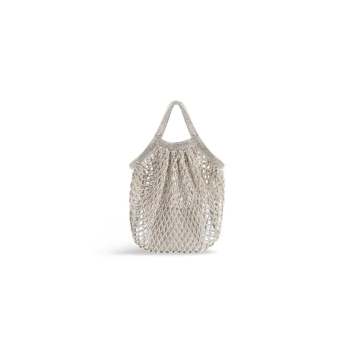 Balenciaga Tote Bags Women Women039s 247 Small Bag With Rhinestones In Silver Silver Balenciaga Tote Bags Women Women039s 247 Small Bag With Rhinestones In Silver Silver