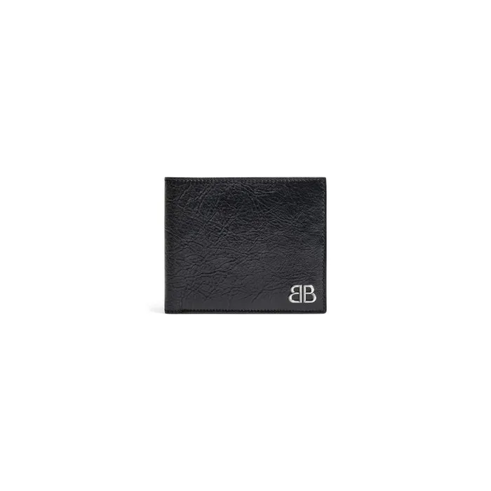 Balenciaga Wallets Men Men039s Monaco Square Folded Wallet In Black Black