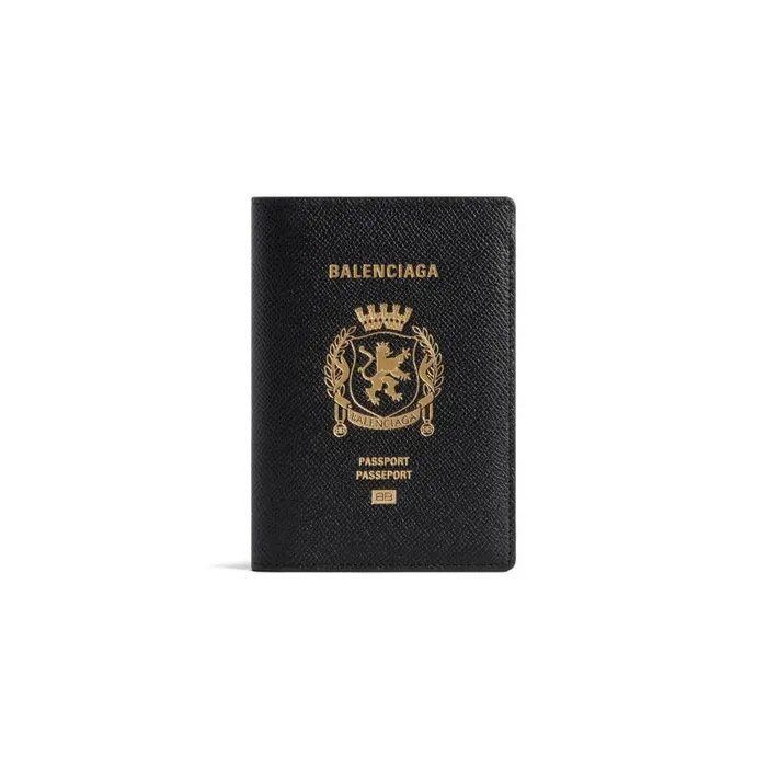 Balenciaga Wallets Men Men039s Passport Holder In Black Black