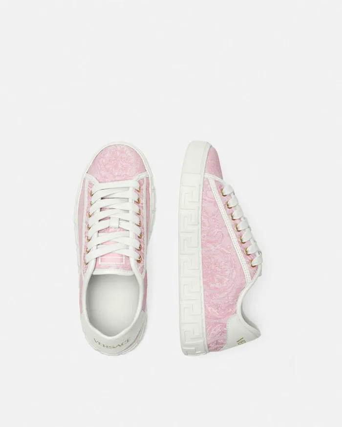 Barocco Greca Sneakers Pinkprint Women Versace Sneakers