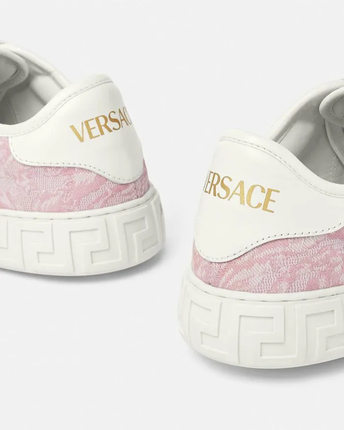 Barocco Greca Sneakers Pinkprint Women Versace Sneakers
