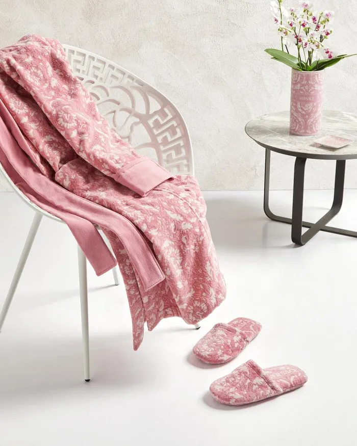 Barocco Slippers Pinkprint Home and Lifestyle Versace Slippers