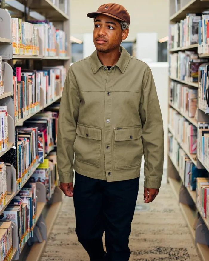 Barton Jacket 8211 Thyme Green Mens Volcom Jackets and Vests