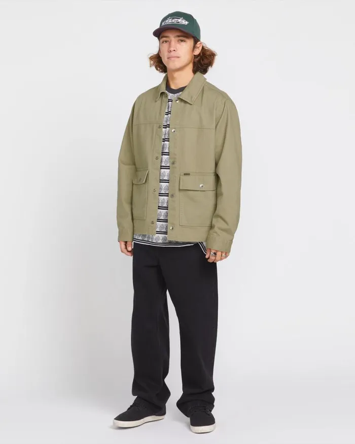 Barton Jacket 8211 Thyme Green Mens Volcom Jackets and Vests