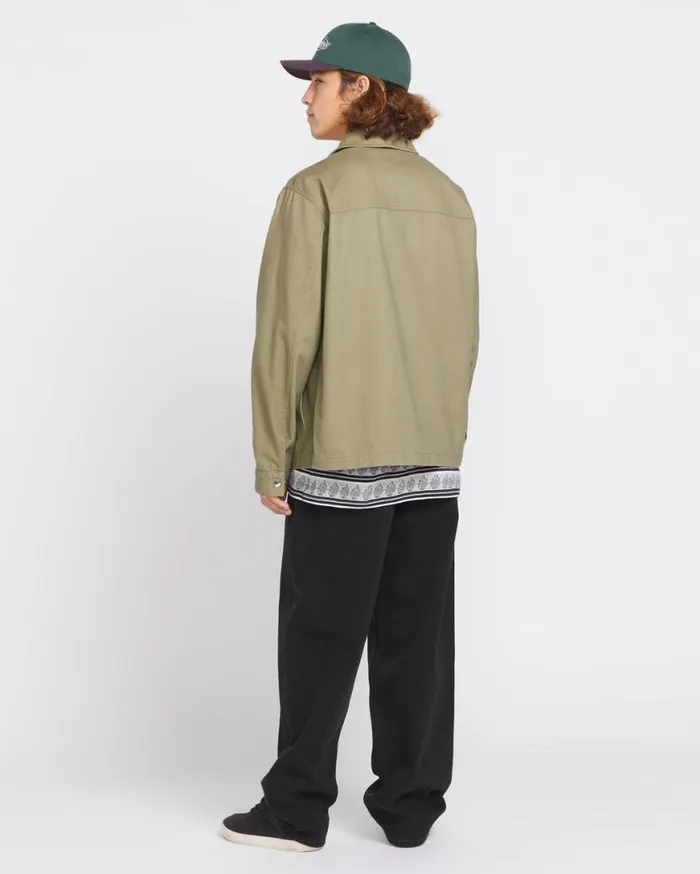 Barton Jacket 8211 Thyme Green Mens Volcom Jackets and Vests