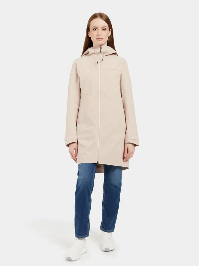 Bea Parka Clay Beige Women Didriksons Spring Jackets