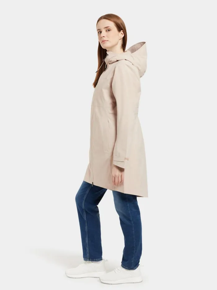 Bea Parka Clay Beige Women Didriksons Spring Jackets