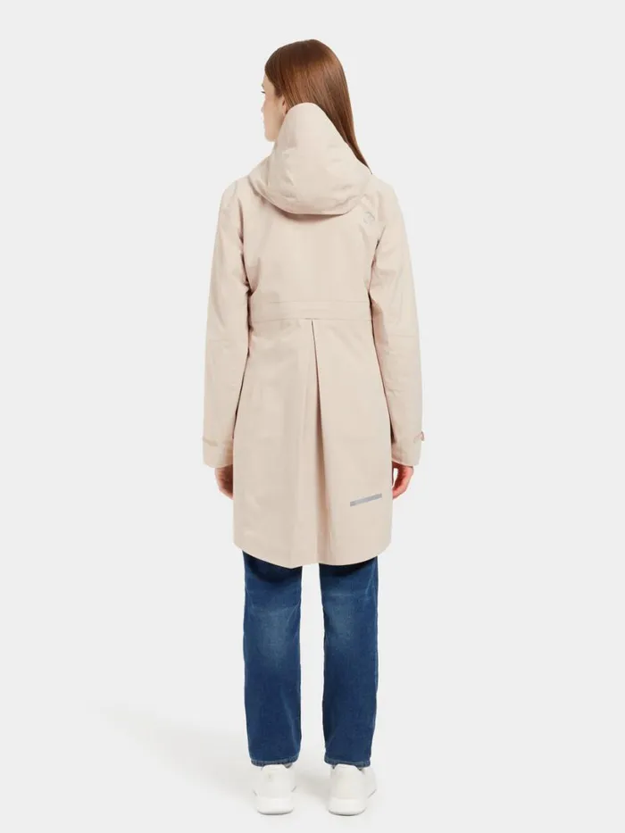Bea Parka Clay Beige Women Didriksons Spring Jackets
