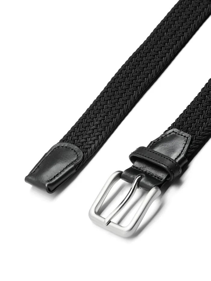 Belts JACK and JONES Mens CLASSIC BELT Black Black Cheap On Sale