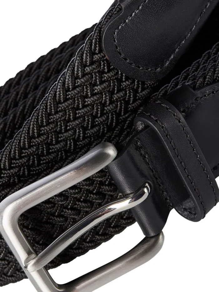Belts JACK and JONES Mens CLASSIC BELT Black Black Cheap On Sale