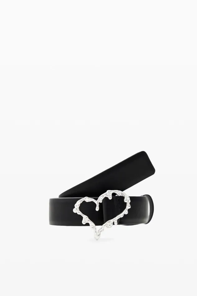 Belts Women Desigual Zalio Leather Belt Black