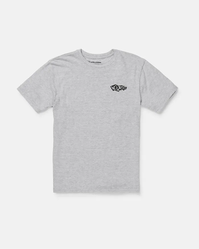 Big Boys Drift Out Short Sleeve Tee 8211 Grey Heather Kids Volcom TShirts and Tanks Big Boys Drift Out Short Sleeve Tee 8211 Grey Heather Kids Volcom TShirts and Tanks