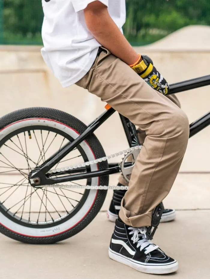 Big Boys Frickin Modern Stretch Chino Pants 8211 Khaki Kids Volcom Pants