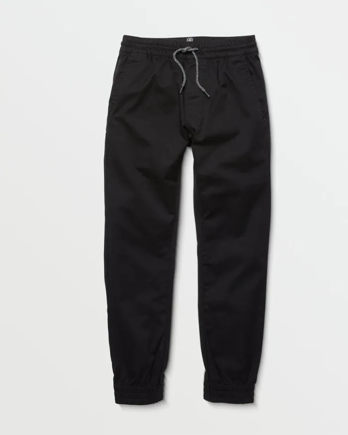 Big Boys Frickin Slim Joggers 8211 Black Kids Volcom Pants