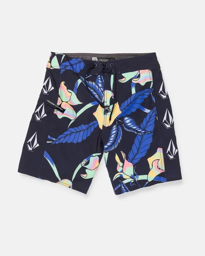Big Boys Iconic ModTech Trunks 8211 Navy Kids Volcom Boardshorts and Trunks