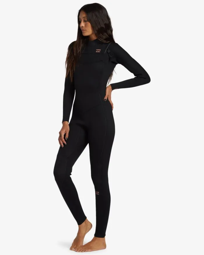 Billabong 32mm Foil Chest Zip Wetsuit Black Womens Wetsuits Billabong 32mm Foil Chest Zip Wetsuit Black Womens Wetsuits