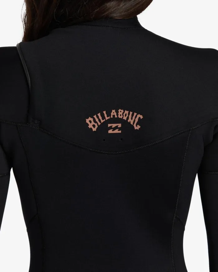 Billabong 32mm Foil Chest Zip Wetsuit Black Womens Wetsuits Billabong 32mm Foil Chest Zip Wetsuit Black Womens Wetsuits