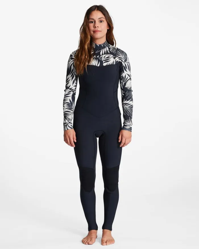 Billabong 43 Salty Dayz Chest Zip Full Wetsuit In Paradise Womens Wetsuits