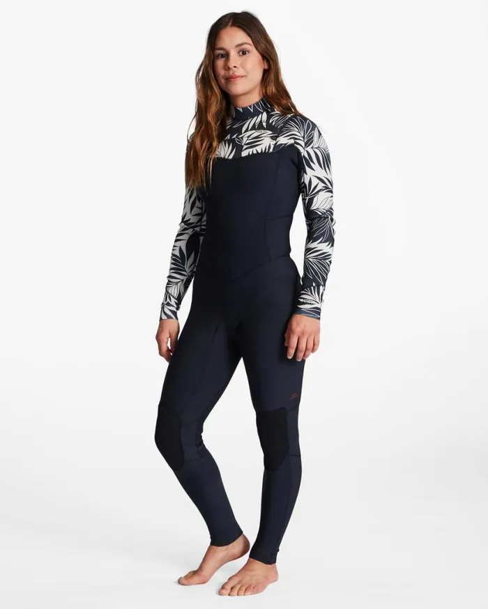 Billabong 43 Salty Dayz Chest Zip Full Wetsuit In Paradise Womens Wetsuits Billabong 43 Salty Dayz Chest Zip Full Wetsuit In Paradise Womens Wetsuits