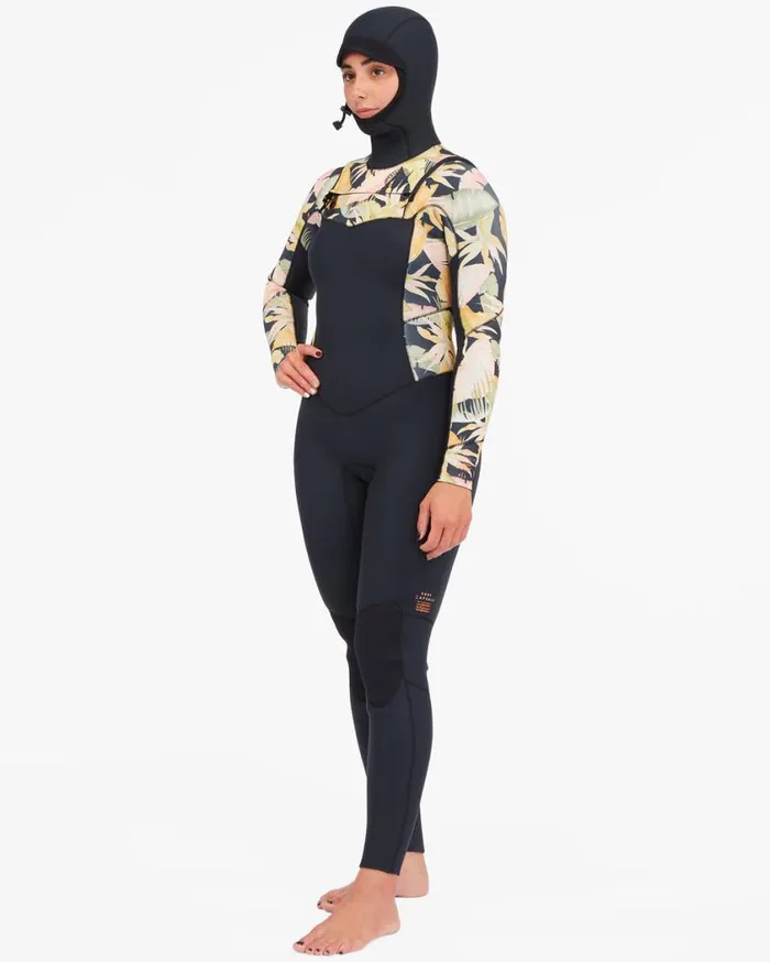 Billabong 43 Salty Dayz Hooded Full Wetsuit Jungle Night Womens Wetsuits Billabong 43 Salty Dayz Hooded Full Wetsuit Jungle Night Womens Wetsuits