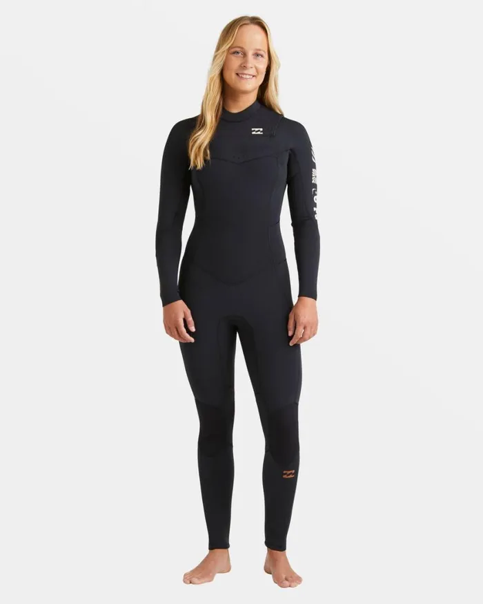 Billabong 43mm Synergy Natural Chest Zip GBS Wetsuit Night Fall Womens Wetsuits