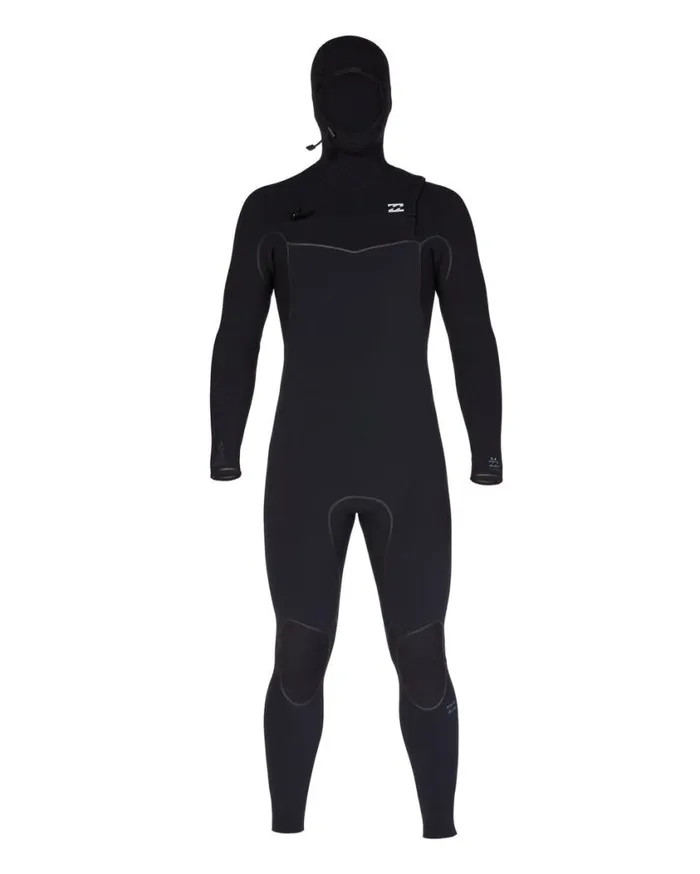Billabong 65 Furnace Chest Zip Hooded Full Wetsuit Black Mens Wetsuits Billabong 65 Furnace Chest Zip Hooded Full Wetsuit Black Mens Wetsuits