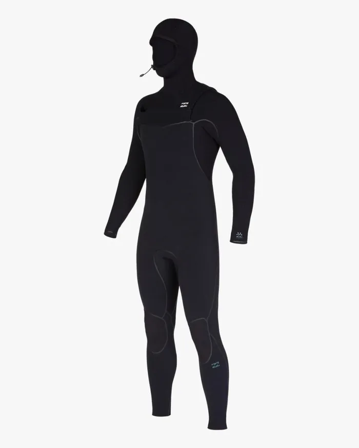 Billabong 65 Furnace Chest Zip Hooded Full Wetsuit Black Mens Wetsuits Billabong 65 Furnace Chest Zip Hooded Full Wetsuit Black Mens Wetsuits