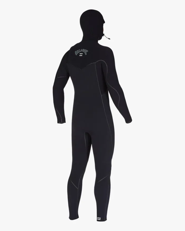 Billabong 65 Furnace Chest Zip Hooded Full Wetsuit Black Mens Wetsuits Billabong 65 Furnace Chest Zip Hooded Full Wetsuit Black Mens Wetsuits