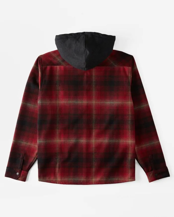 Billabong ADiv Furnace Bonded Flannel Shirt Coral Mens Shirts