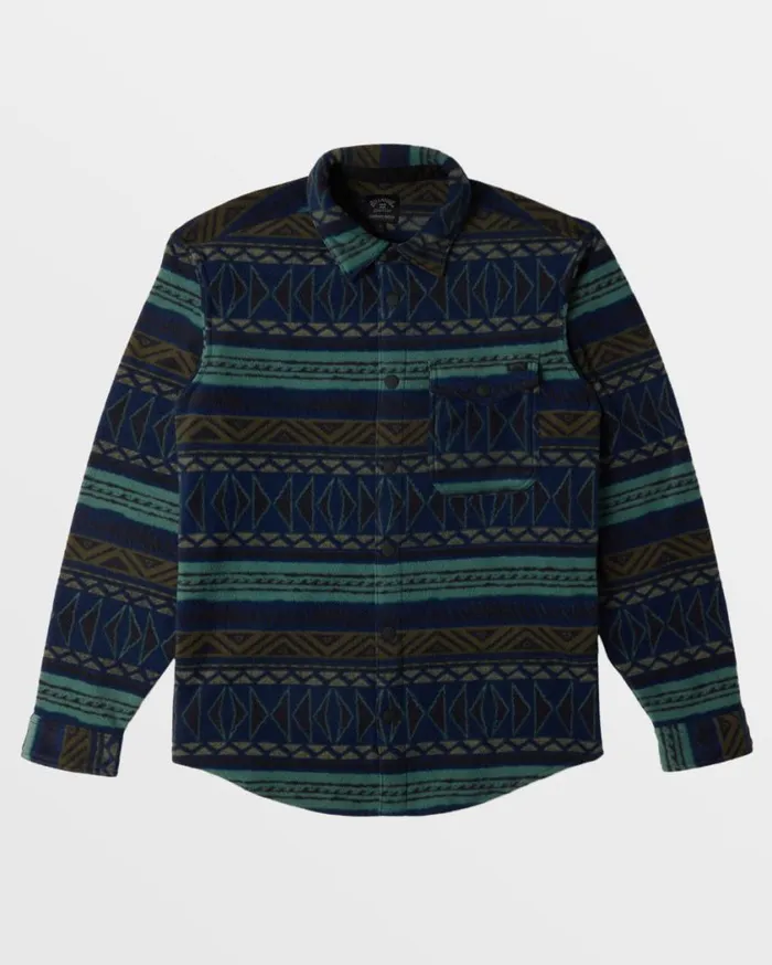 Billabong ADiv Furnace Flannel Shirt Dusty Navy Mens Hoodies and Fleece Billabong ADiv Furnace Flannel Shirt Dusty Navy Mens Hoodies and Fleece