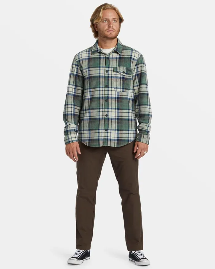 Billabong ADiv Furnace Flannel Shirt Taupe Mens Hoodies and Fleece Billabong ADiv Furnace Flannel Shirt Taupe Mens Hoodies and Fleece
