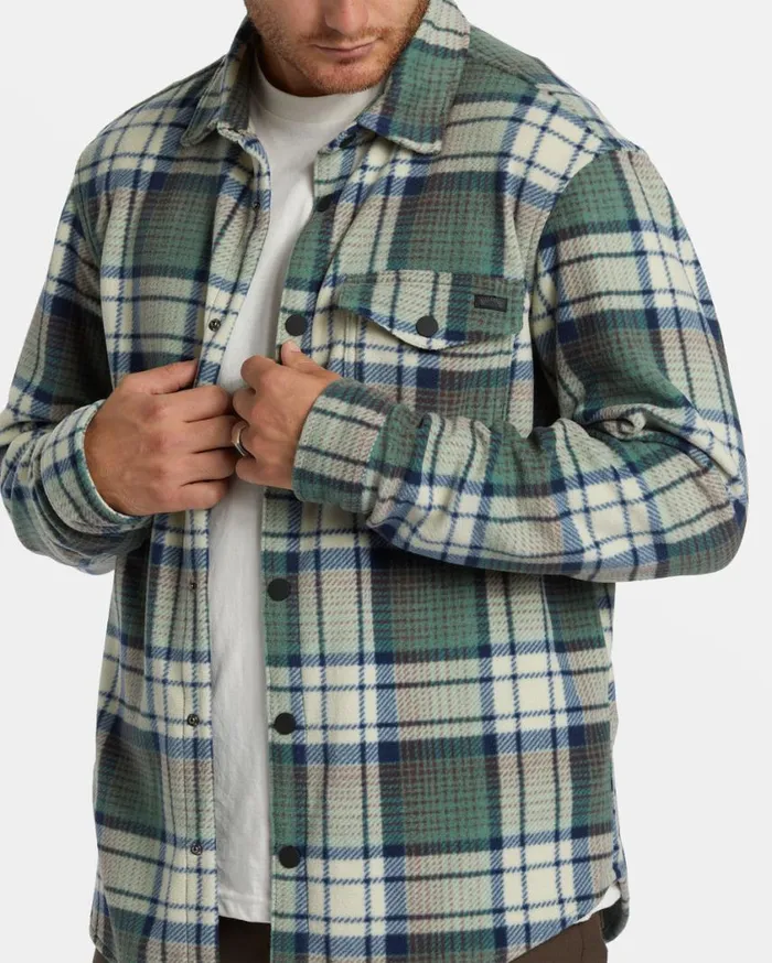 Billabong ADiv Furnace Flannel Shirt Taupe Mens Hoodies and Fleece Billabong ADiv Furnace Flannel Shirt Taupe Mens Hoodies and Fleece