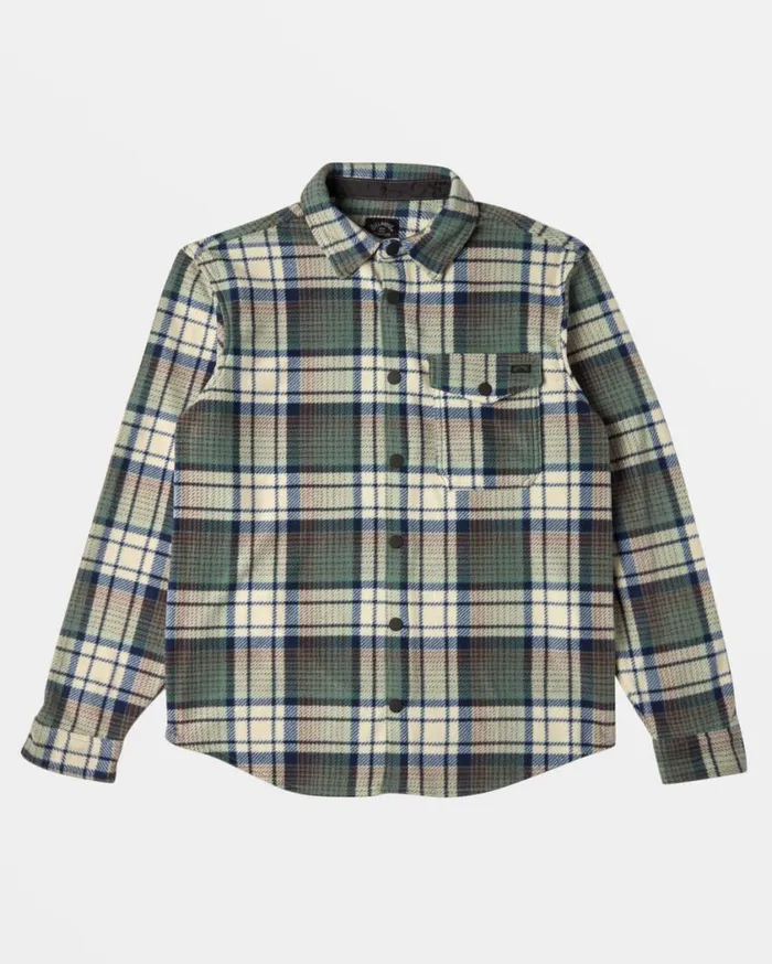 Billabong ADiv Furnace Flannel Shirt Taupe Mens Hoodies and Fleece Billabong ADiv Furnace Flannel Shirt Taupe Mens Hoodies and Fleece