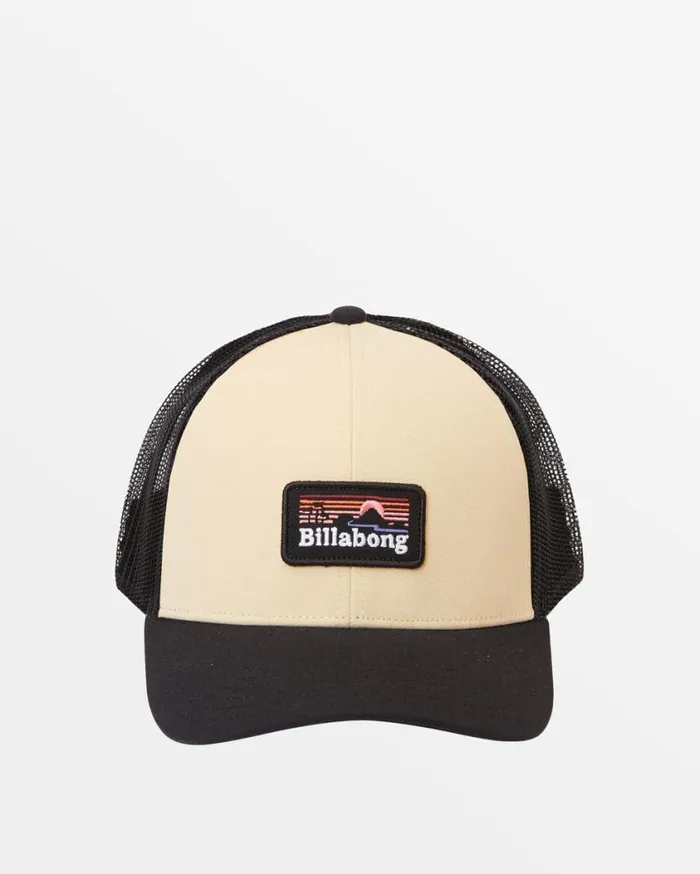 Billabong ADiv Trucker Hat Blacktan Mens Accessories Billabong ADiv Trucker Hat Blacktan Mens Accessories