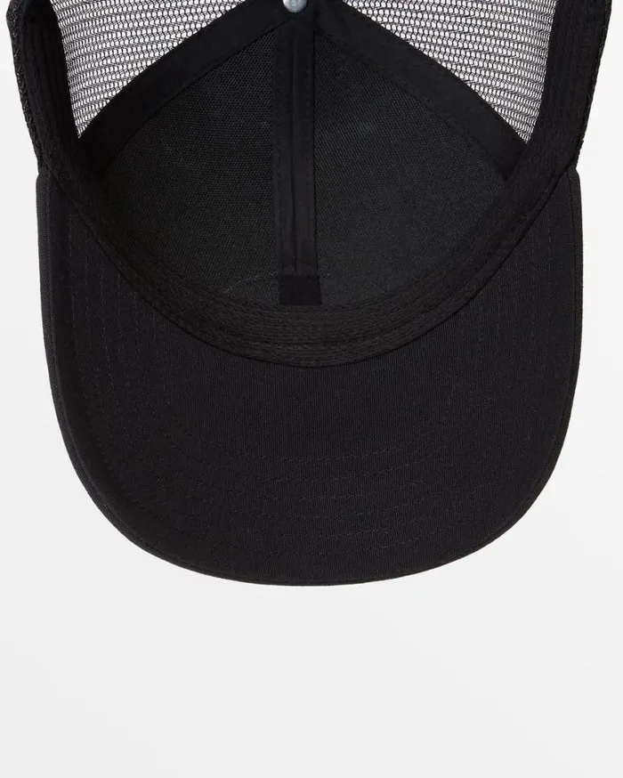 Billabong ADiv Trucker Hat Blacktan Mens Accessories Billabong ADiv Trucker Hat Blacktan Mens Accessories