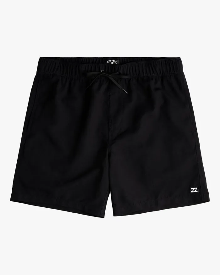 Billabong All Day Layback 16034 Elastic Waist Shorts Black Mens Short Length 16034 8211 175034 Billabong All Day Layback 16034 Elastic Waist Shorts Black Mens Short Length 16034 8211 175034