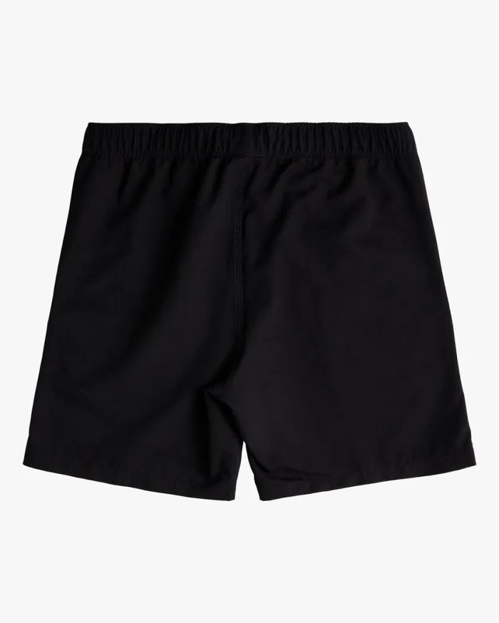 Billabong All Day Layback 16034 Elastic Waist Shorts Black Mens Short Length 16034 8211 175034